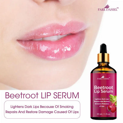 Park Daniel Beetroot Lip Serum Oil- For Soft and Shiny Lips Combo Pack Of 2 Bottle of 30ml(60ml)